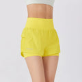 Women's cotton blend quick-drying sports shorts in loose fit available in five colours