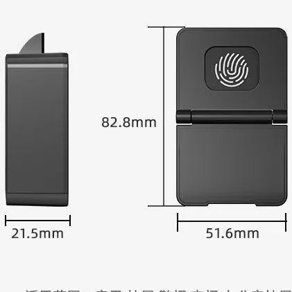F079 punch free invisible drawer lock with key and English packaging