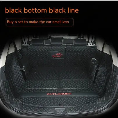 Mitsubishi Outlander boot liner mat with 3D raised edges in a choice of colours