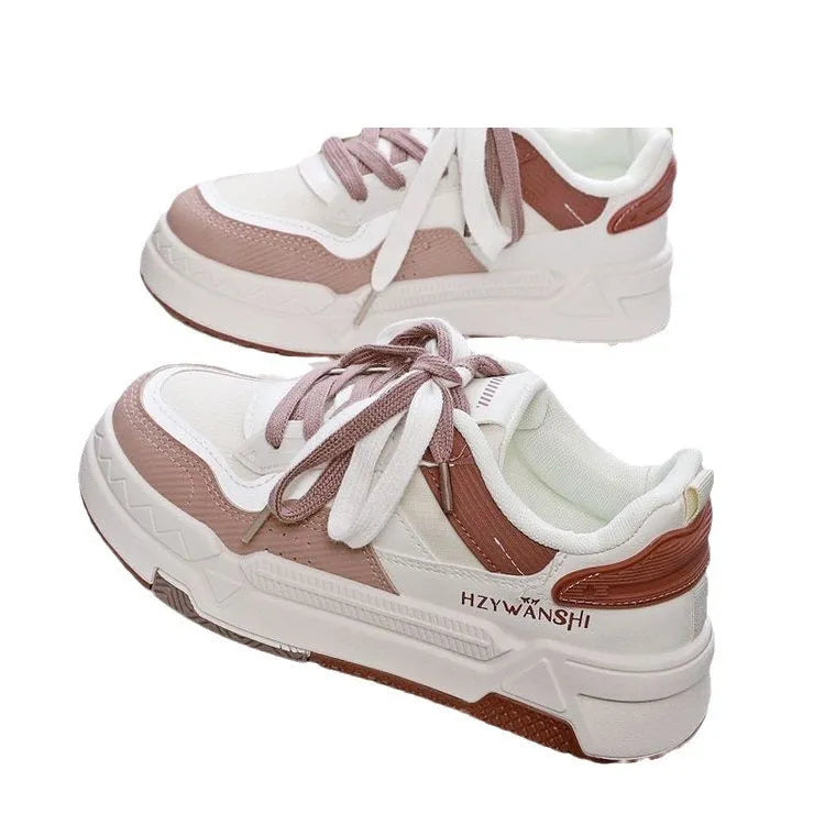 Children's height increasing shoes with thick rubber soles, cross shoulder straps and synthetic leather uppers in beige colour
