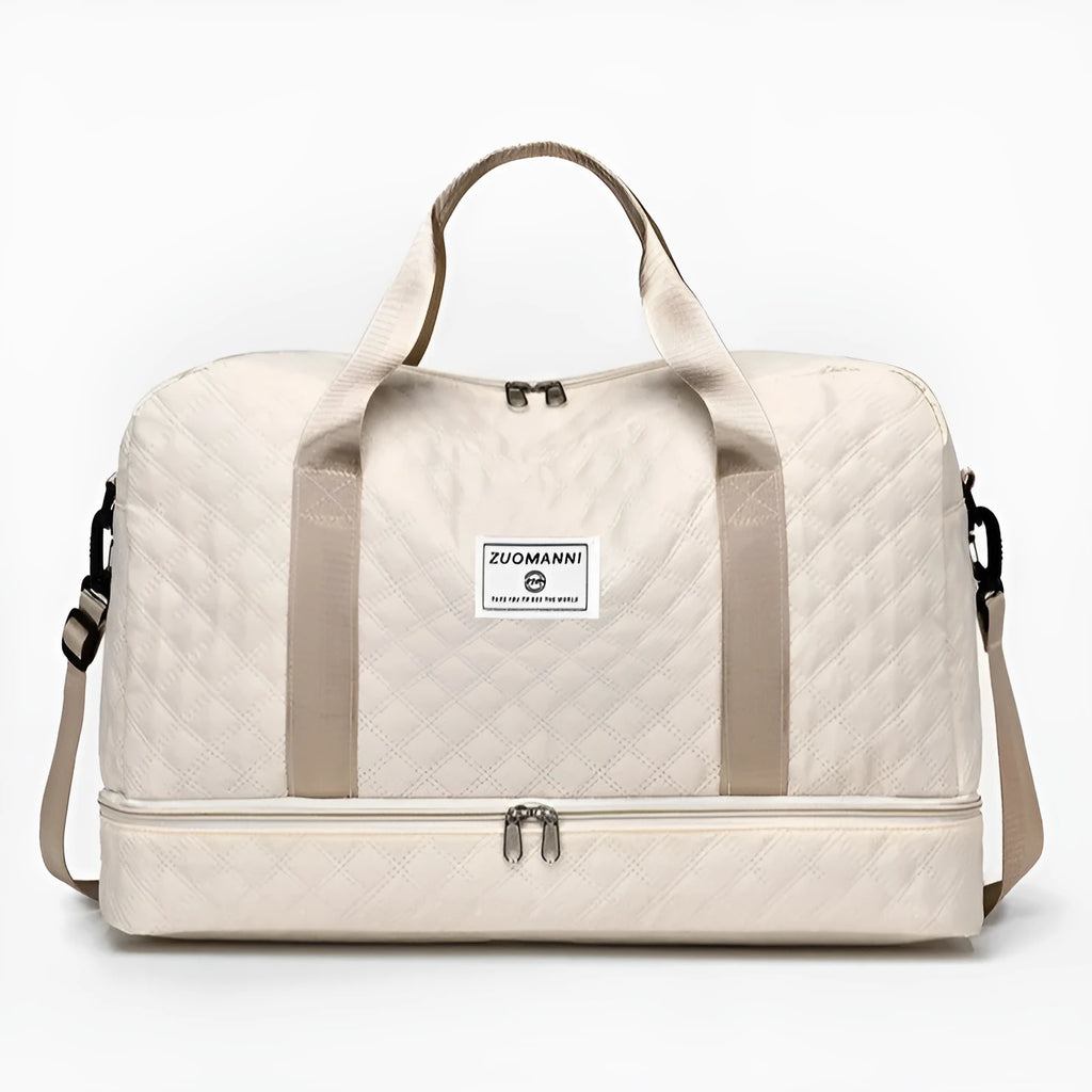 Portable Oxford cloth travel bag in street trend style with large 55L capacity.
