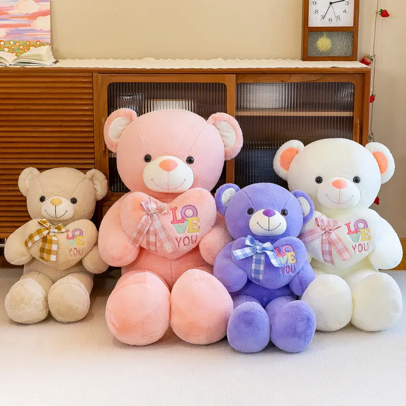 Custom-made teddy bear plush toy in 75/100/120 cm for sleeping, with multiple colour options