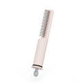 Stainless steel dematting comb with user-friendly handle for removing knots from dog hair