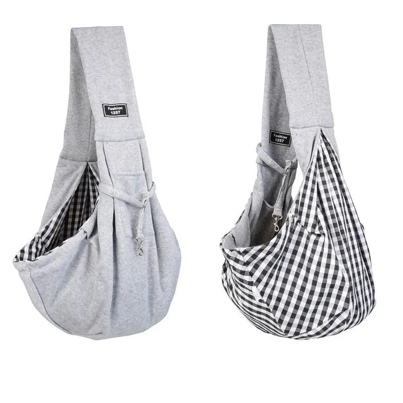 Folding cat messenger backpack carrier with breathable mesh panels in six colour options