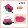 Lazy Lips pearlescent glitter lipstick in DR01-DR12 shades, 9.8g non-stick cup formula with golden flash finish