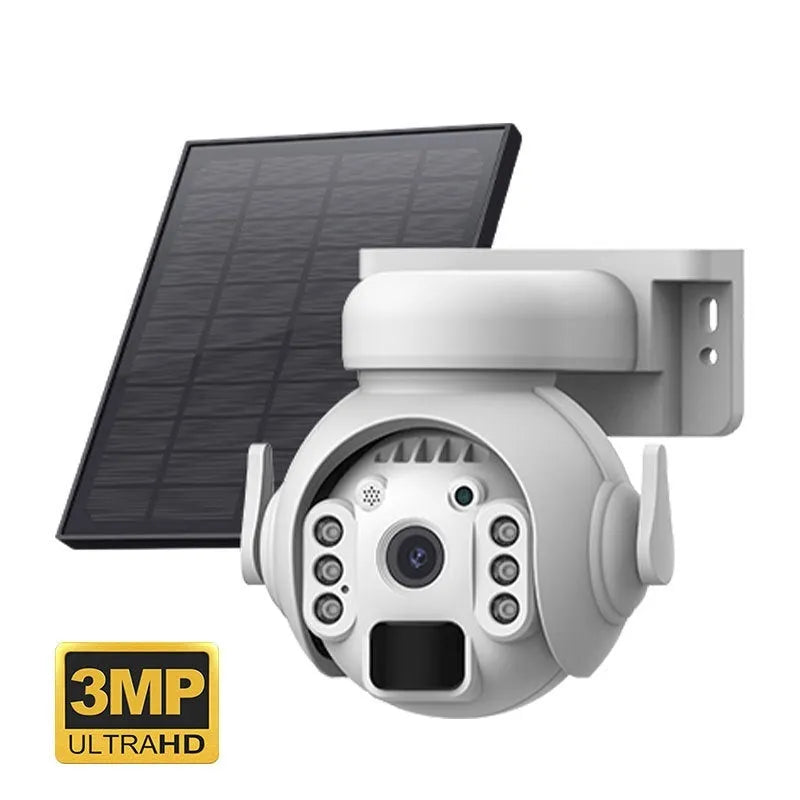 Q55 solar security camera with 3MP HD resolution and full colour night vision capability