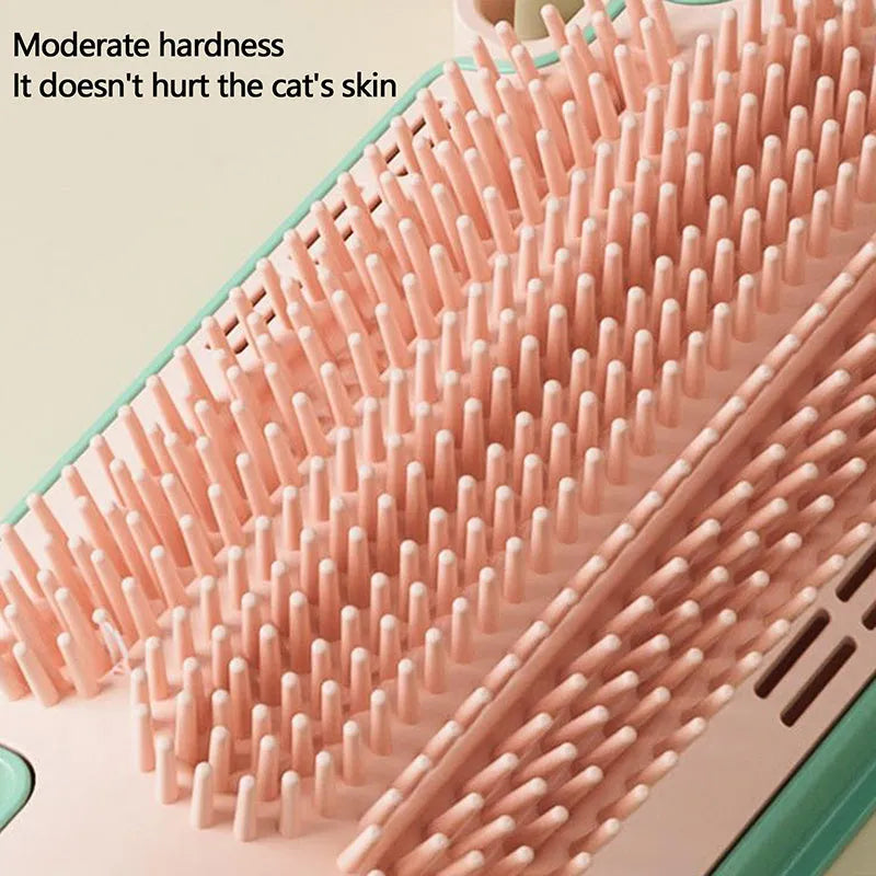 Ice cream shaped cat itch remover toy made of PP material for self grooming and massage
