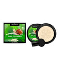 18g tube of ZEPHOCO CC cream foundation with mushroom powder puff in ivory white and natural colour.