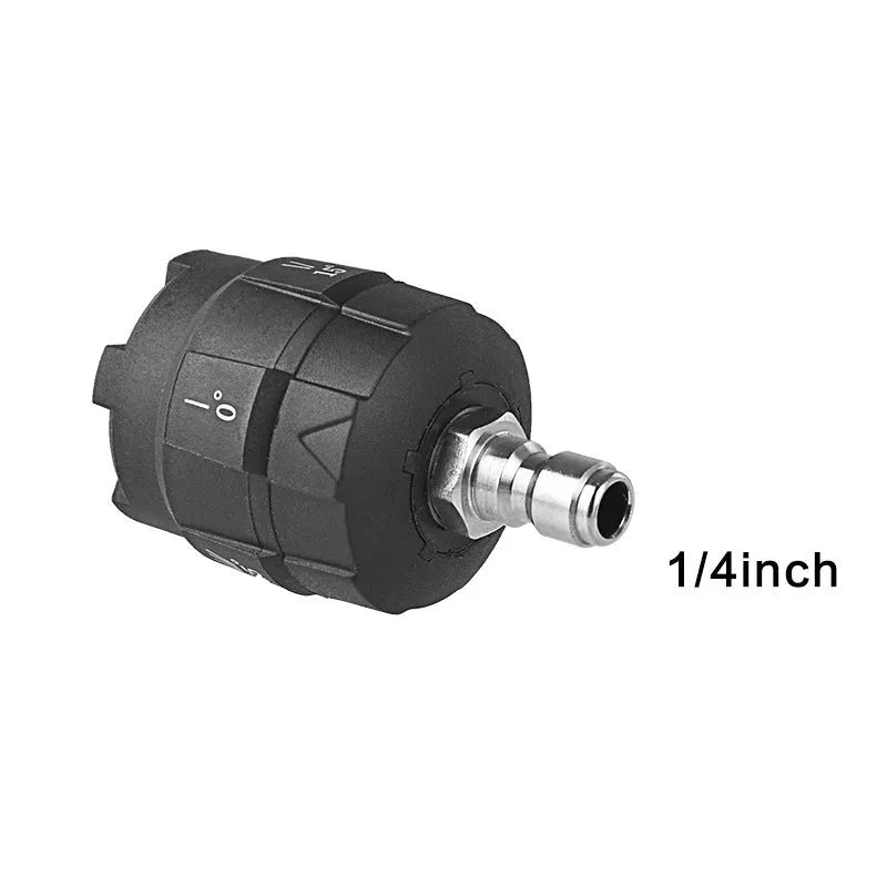 Five-in-one high-pressure water gun spray nozzle with five pattern selector