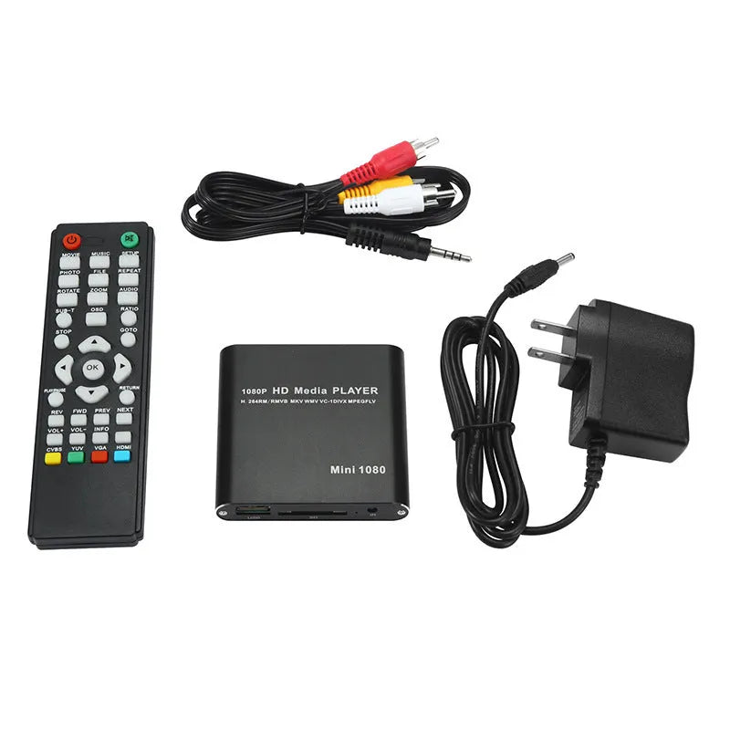 1080P Full HD media player with all-metal construction and HDMI interface
