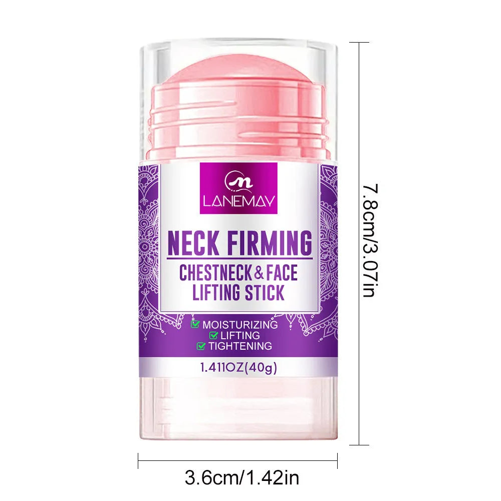 Neck firming cream 40g anti-wrinkle brightening moisture treatment in white packaging