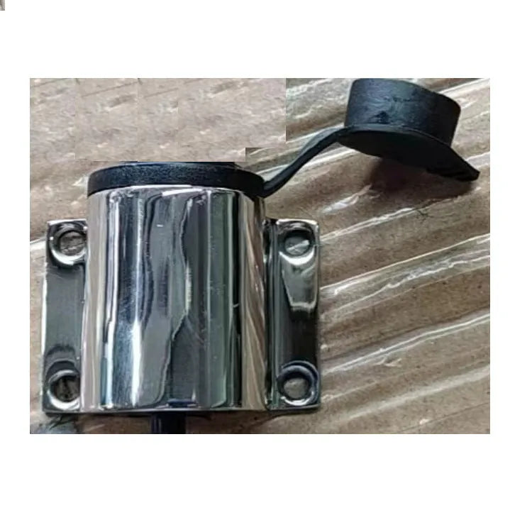 Yacht anchor light ring lamp socket with stainless steel pole and bottom wiring