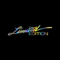 Reflective plastic English bumper sticker for cars in black, white, and colourful options.