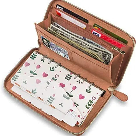 Anti-theft card holder unisex multi-function solid colour PU wallet with nylon lining