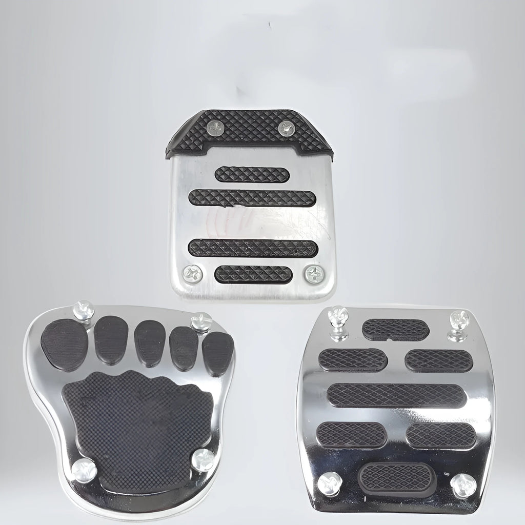 Metal motorcycle brake pedal skid plate replacement part