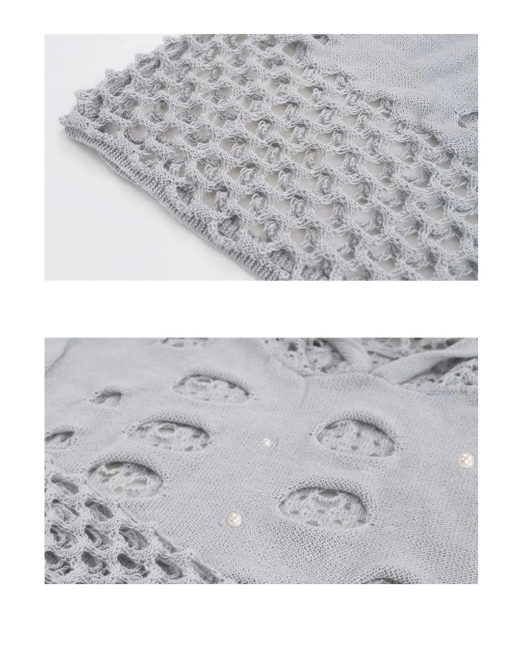Black men's loose hoodie with pearl decoration on the hood, shown as a thin spring sweater.