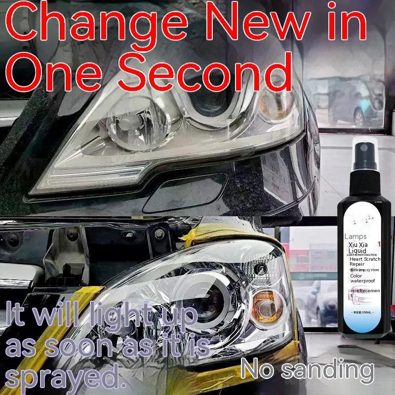 Car headlight renovation repairing liquid 100ml bottle for headlamp lens restoration