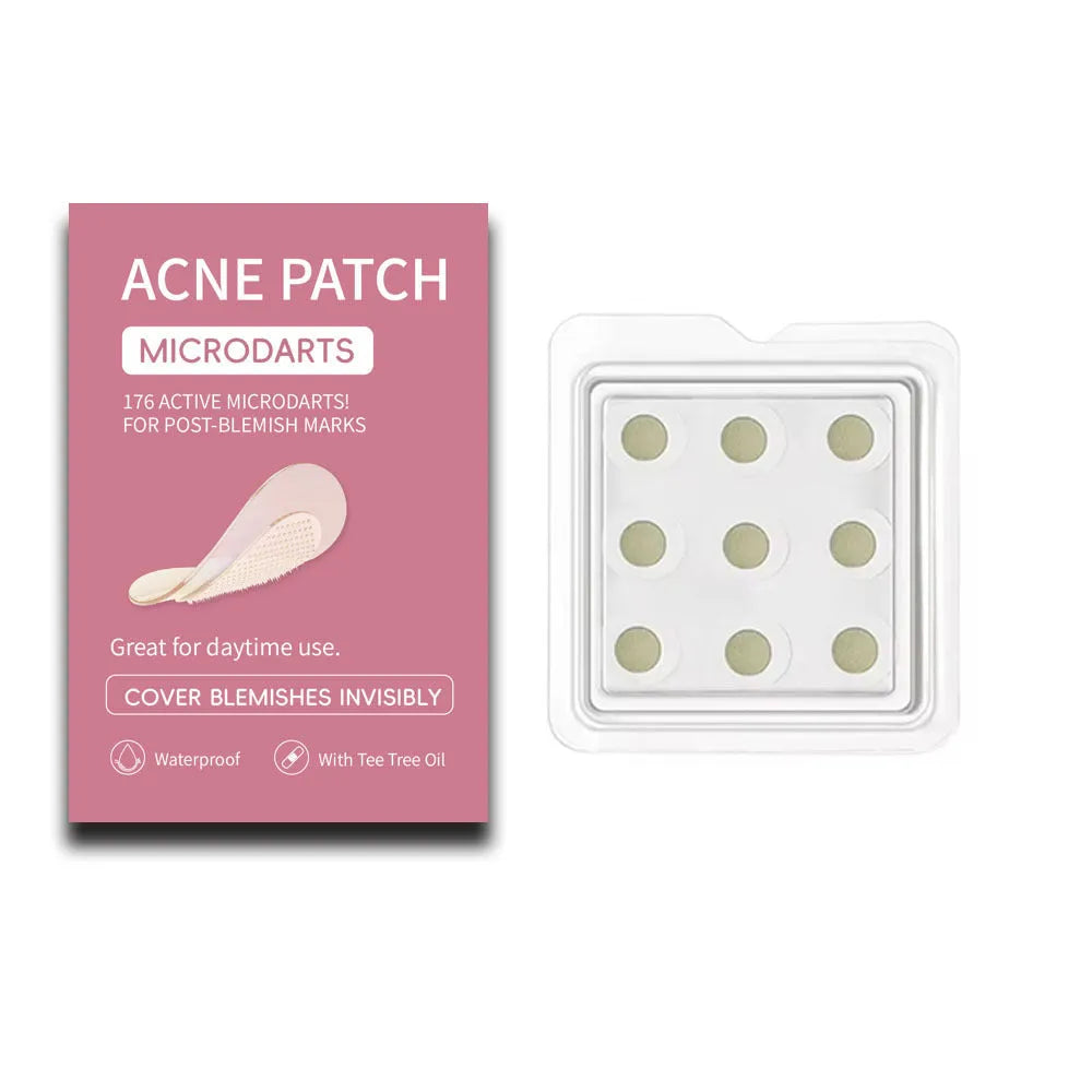 Box of 9 mild acne patches for desalting pimples and closed mouth acne treatment