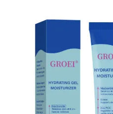 50ml container of hyaluronic acid moisturising facial gel for skin hydration