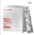 Anti ageing supplement drink powder sachets with nicotinamide ribose and botanical extracts