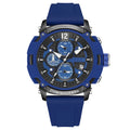 Men's luminous waterproof watch with 51mm case, calendar display and multiple colour options