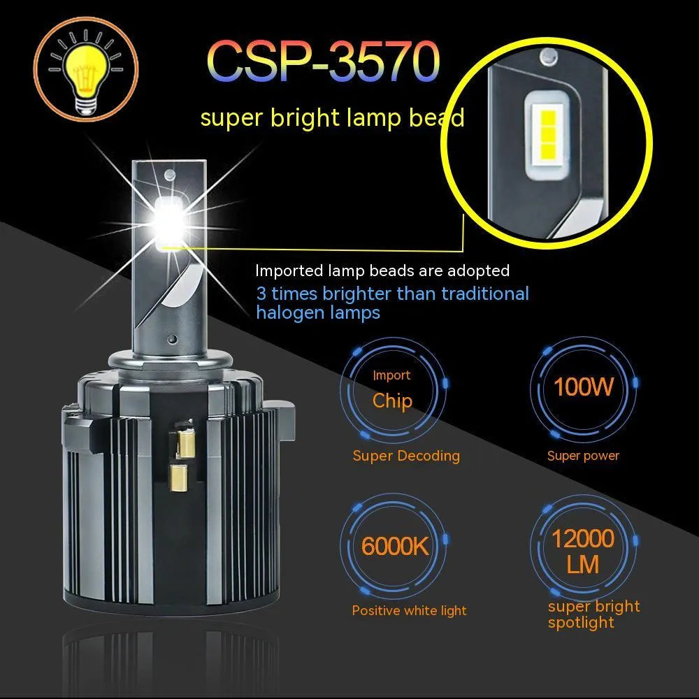 Volkswagen Golf 7 LED low beam headlight bulb in aluminium housing