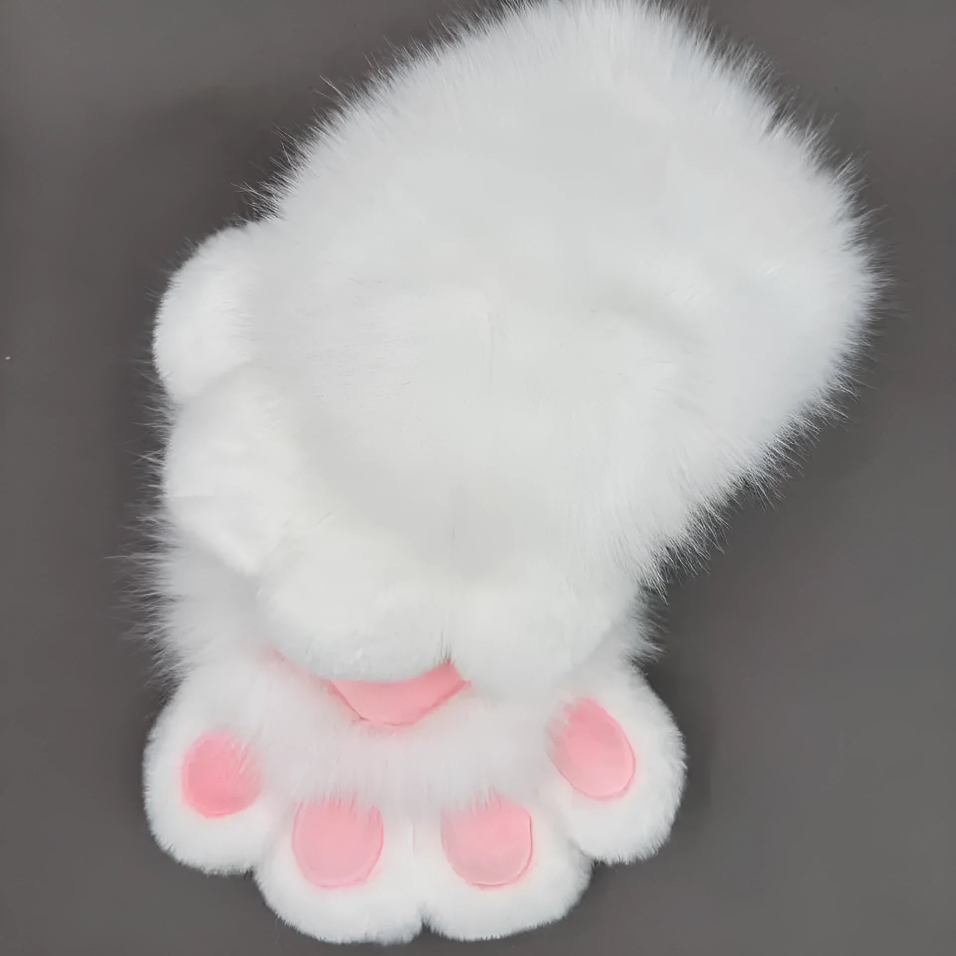 A pair of nylon cosplay gloves designed to look like animal claws, shown in various colour pad options.
