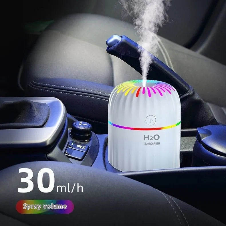 Mini car USB aromatherapy humidifier in animal design with 0.5L water tank capacity