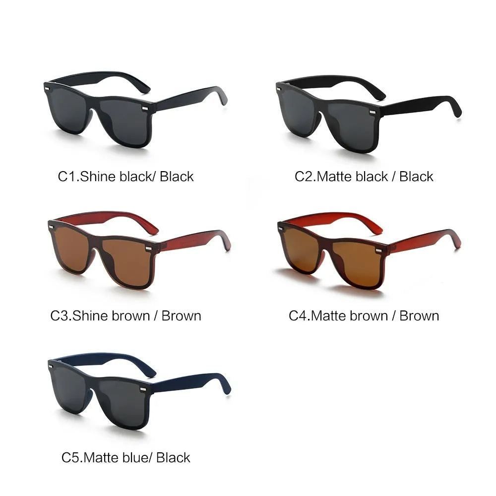 Polarised sunglasses in C2 sand black frame with gray piece for driving and outdoor sports use
