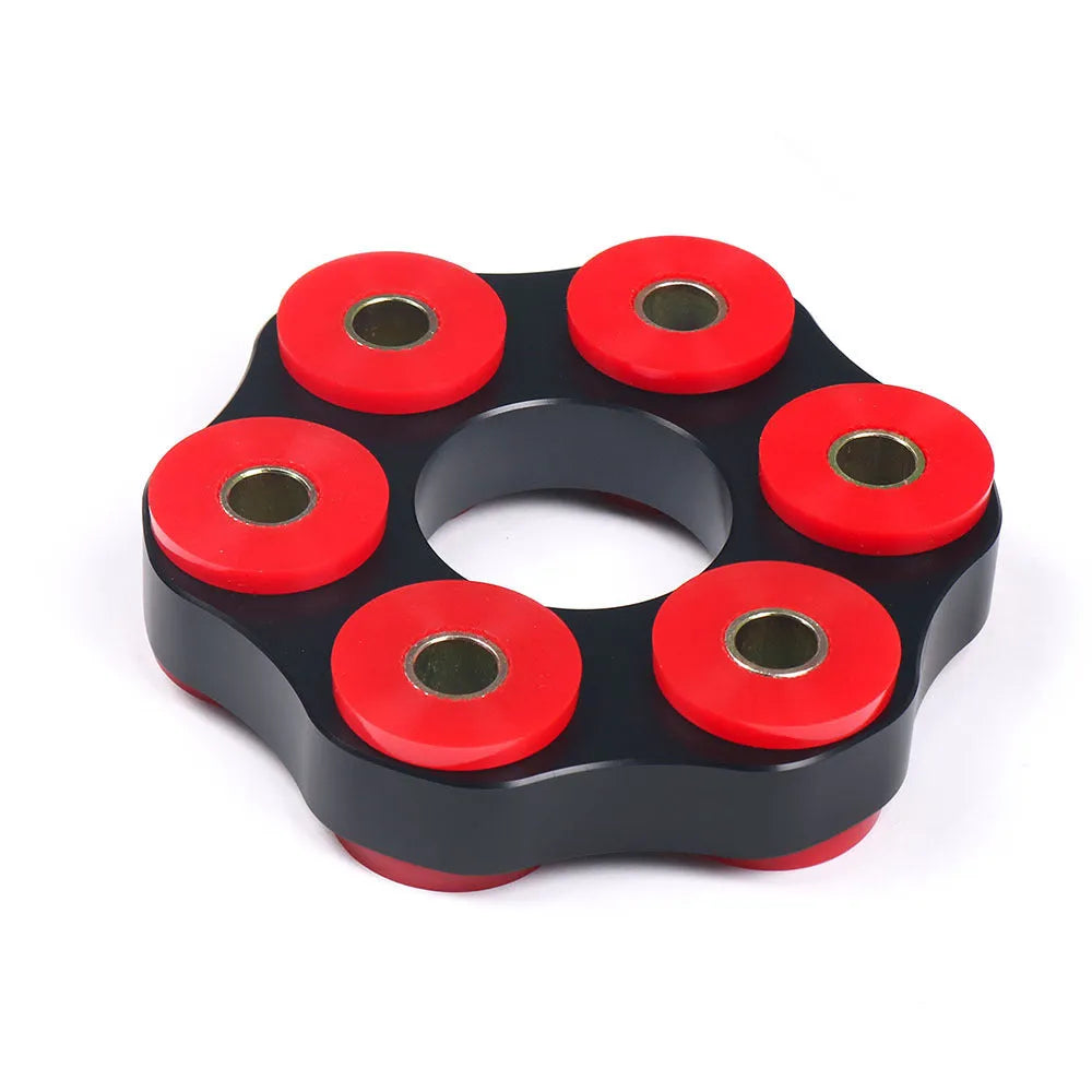 Red polyurethane aluminium drive shaft connecting plate bracket for BMW E46 E36 E30 E28 models