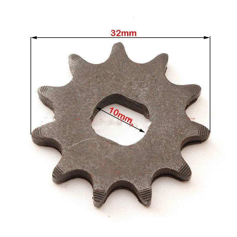 Cast iron 11-tooth motorcycle gear for 25hT8F chain reduction motor