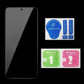 Anti-spy screen protector for Poco and Redmi mobile phones showing privacy filtering effect