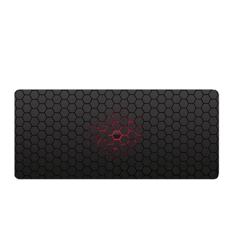 Large diatom ooze mouse pad with printed pattern, non-slip rubber sole, and polyester surface for desk use
