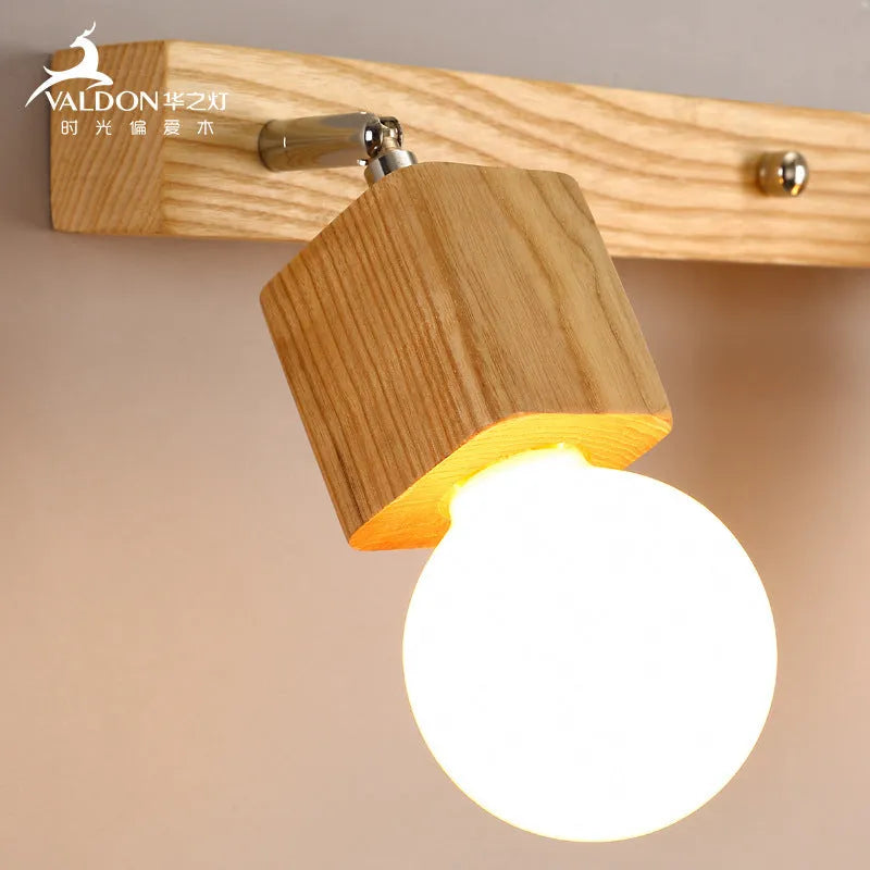 Modern circular mirror cabinet wall lamp with integrated LED light, 24cm diameter.
