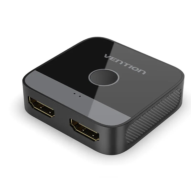 Alloy cable separator HD computer audio video two-way conversion device in Gray colour