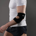 Black adjustable sports elbow guard for basketball badminton tennis and outdoor training