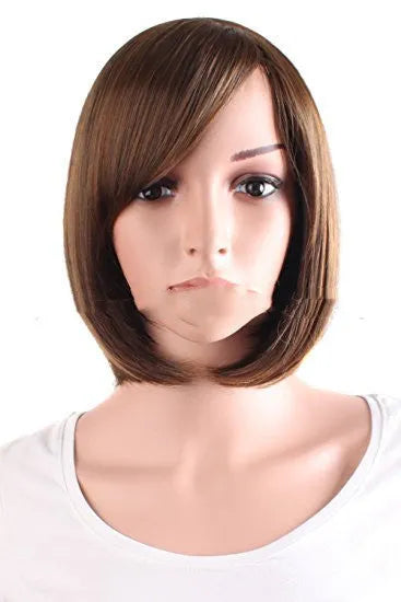 Short hair wig for women in natural colour, high-temperature fibre, realistic fashion style