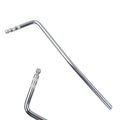 Guitar tremolo bar replacement part in black, blue, gold, and silver metal finishes