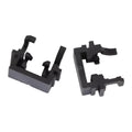 Black plastic LED headlight adapter bracket for Ford vehicles measuring 30.7 x 10 x 26 mm