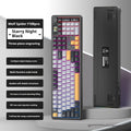 Tarantula F108pro wireless mechanical keyboard in selected colour with 108-key layout and USB cable.
