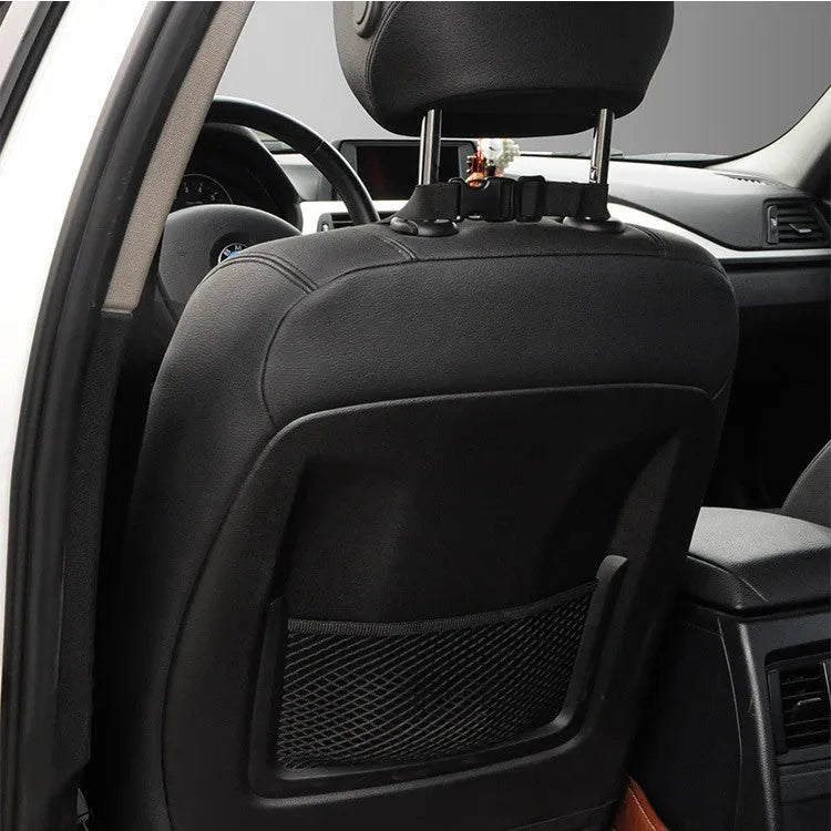 Memory cotton car lumbar support cushion in neutral colour options on car seat