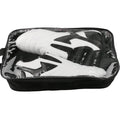 Children's black and white Taekwondo shoes with soft bottom and widened PU leather upper for training