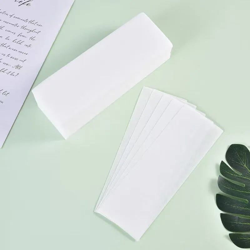 Non-woven fabric hair removal auxiliary paper 50 or 100 pieces for waxing