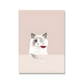 Modern simplicity style canvas decorative painting measuring 40x60cm with white border