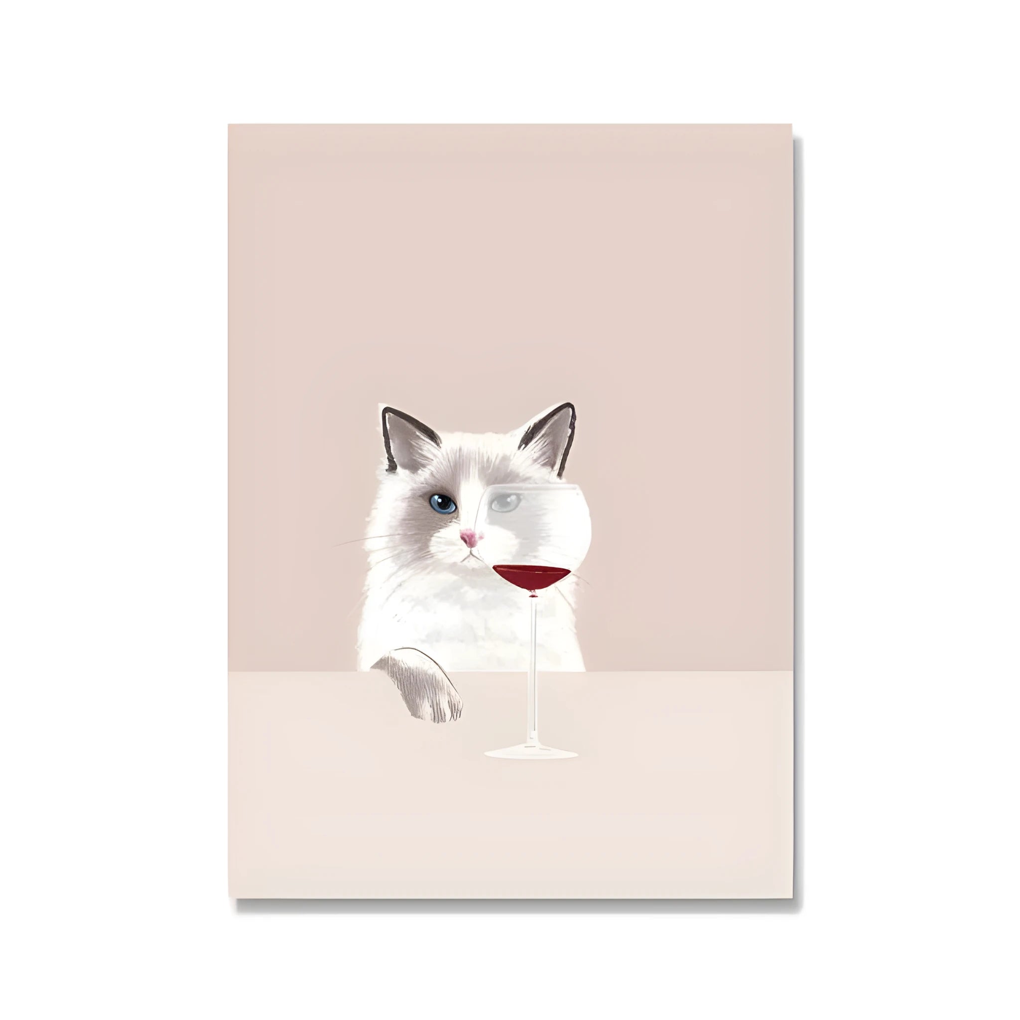 Modern simplicity style canvas decorative painting measuring 40x60cm with white border