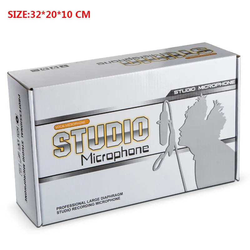 Retro condenser microphone with wireless capability for K song and studio recording in colour FG2