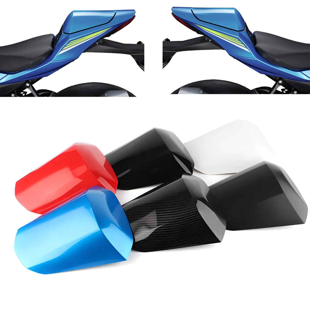 Suzuki GSXR1000 motorcycle rear seat cowl cover in ABS plastic, shown in selected colour