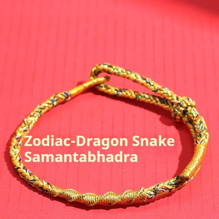 Eight-strand woven colourful guardian strap in zodiac colour options with hand-woven flexible wire construction