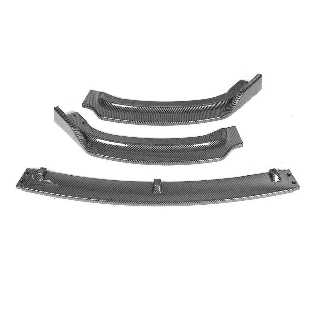 Bright black front bumper lip spoiler for BMW 3 Series F30 F35 models