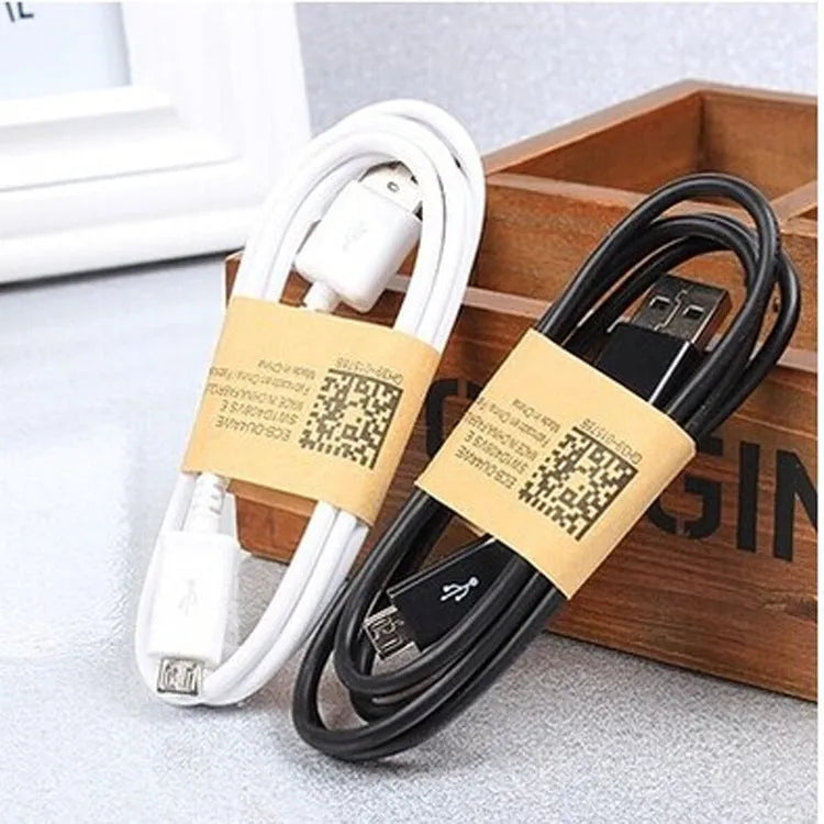 Black Micro USB universal data cable 1m for Android phones and tablets